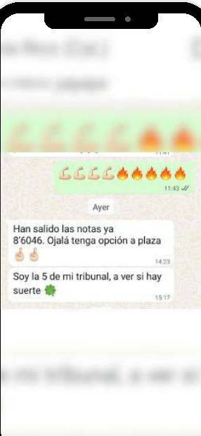 Mensaje de Patricia (Castilla y León) con su nota: 8,6046