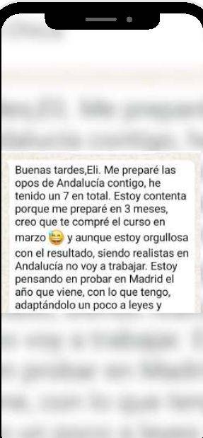 Mensaje de Susana (Andalucía) con su nota: 7